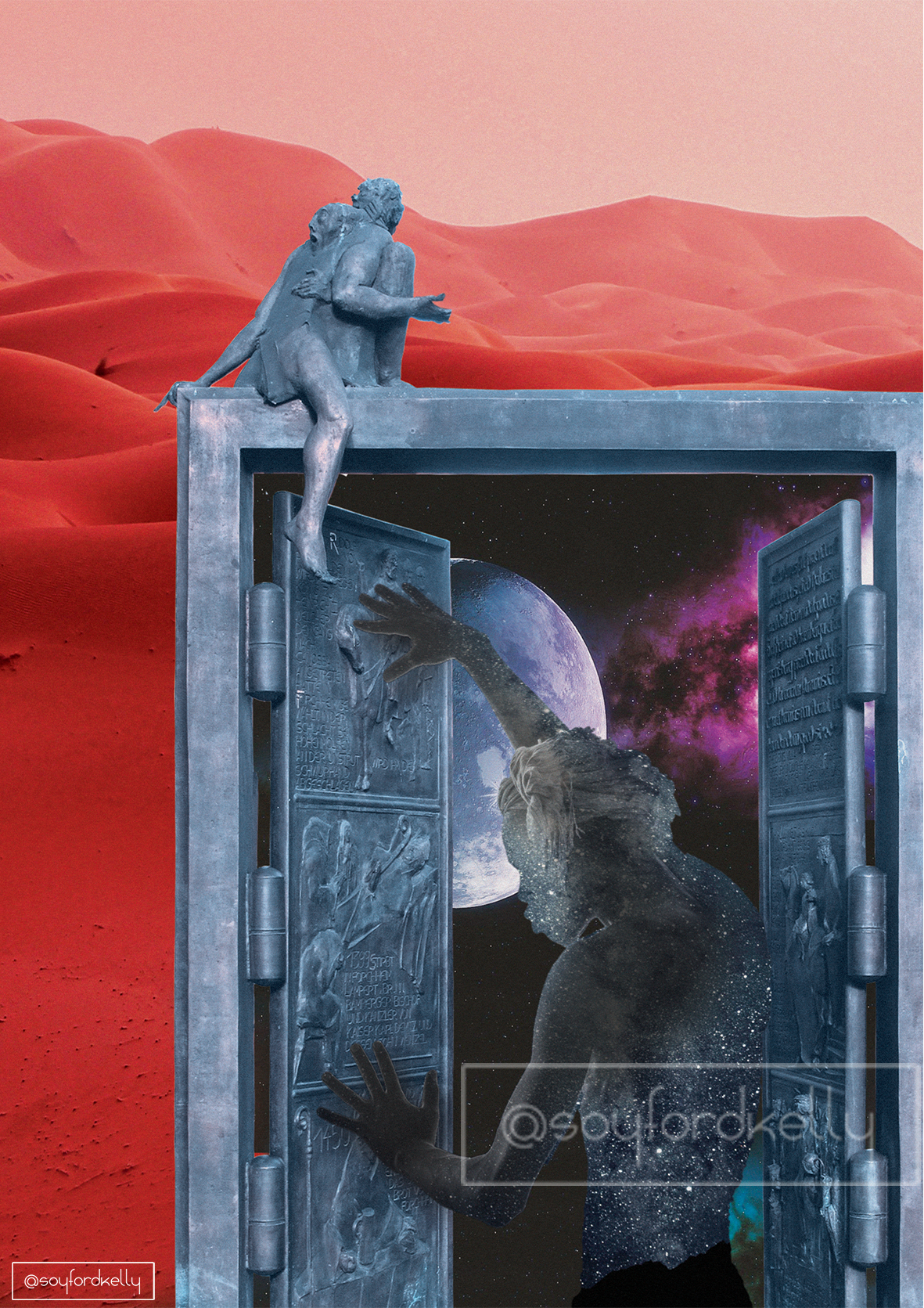 Afrofuturist Photo collage by Ford Kelly